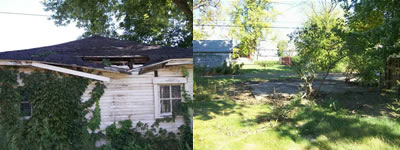 Demolition of Old Garage