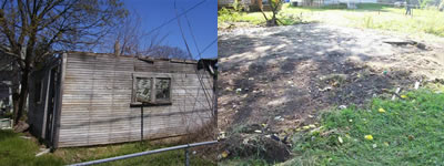 Demolition of Old Garage